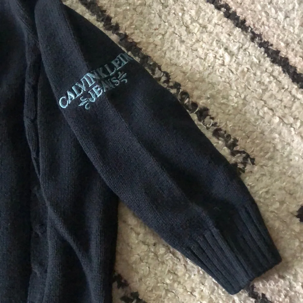 Calvin Klein zip up sweater